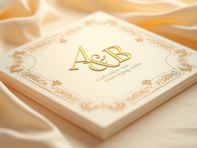 Personalized game board featuring intertwined initials and significant dates, styled elegantly for an anniversary or wedding game.